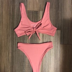 437 Swimwear Kenzie Top Rose Large